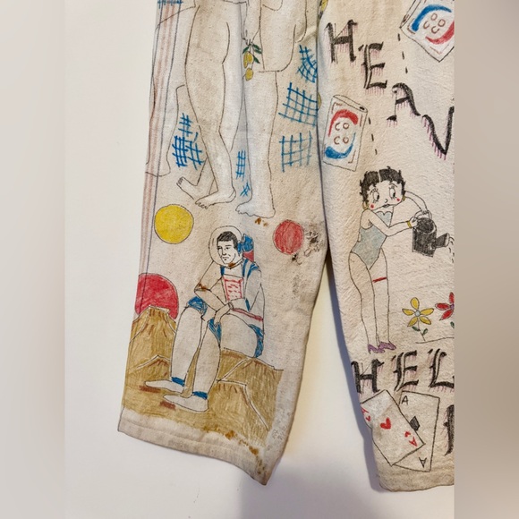 69 Tearz Hand Drawn Pants - Picture 5 of 7